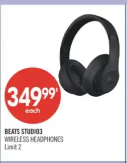 Shoppers Drug Mart BEATS STUDIO3 WIRELESS HEADPHONES offer