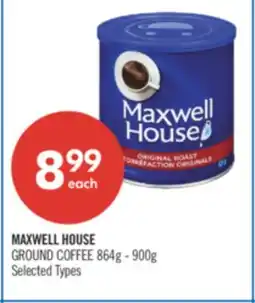 Shoppers Drug Mart MAXWELL HOUSE GROUND COFFEE offer