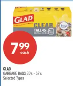 Shoppers Drug Mart GLAD GARBAGE BAGS offer