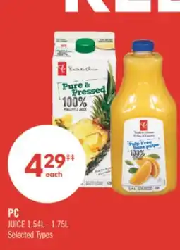 Shoppers Drug Mart PC JUICE offer