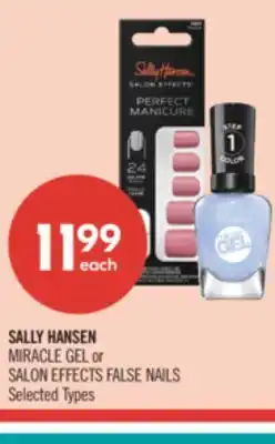 Shoppers Drug Mart SALLY HANSEN MIRACLE GEL or SALON EFFECTS FALSE NAILS offer