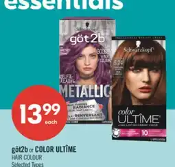 Shoppers Drug Mart göt2b or COLOR ULTÎME HAIR COLOUR offer