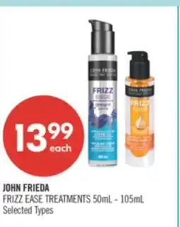 Shoppers Drug Mart JOHN FRIEDA FRIZZ EASE TREATMENTS offer