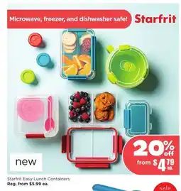Kitchen Stuff Plus Starfrit Easy Lunch Containers offer
