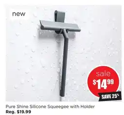 Kitchen Stuff Plus Pure Shine Silicone Squeegee with Holder offer