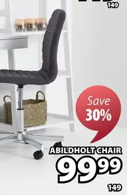 JYSK ABILDHOLT Armless swivel office chair offer
