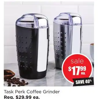 Kitchen Stuff Plus Task Perk Coffee Grinder offer