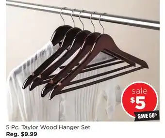Kitchen Stuff Plus 5 Pc. Taylor Wood Hanger Set offer