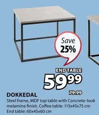 JYSK Dokkedal End Table offer