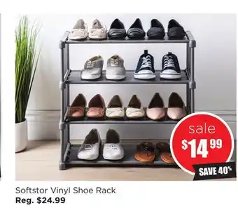 Kitchen Stuff Plus Softstor Vinyl Shoe Rack offer