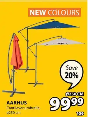 JYSK Aarhus Cantilever umbrella offer