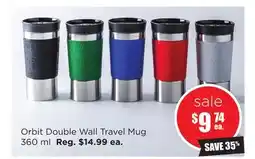 Kitchen Stuff Plus Orbit Double Wall Travel Mug offer