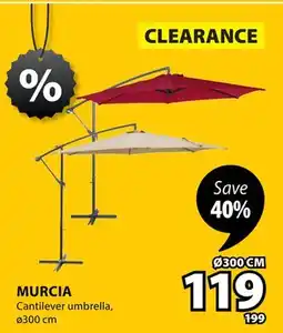 JYSK MURCIA Cantilever umbrella offer