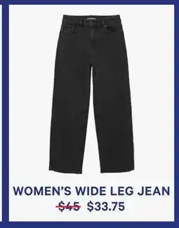 Joe Fresh WOMEN'S WIDE LEG JEAN offer