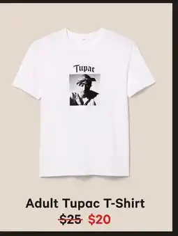 Joe Fresh Adult Tupac T-Shirt offer
