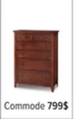Leon's San Mateo Commode 6 tiroirs – toscane offer