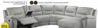 Leon's Sectionnel inclinable 6 mcx avec fauteuil allongé à droite - gris pâle Pasadena offer