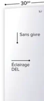 Leon's Congélateur vertical 13,8 pi³ blanc LRU14F3AWWC L2 offer