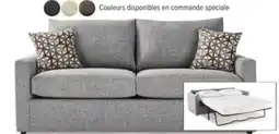 Leon's Sofa-lit grand avec matelas à ressorts - gris Harper offer