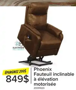 Leon's Fauteuil inclinable à élévation motorisée - brun Phoenix offer