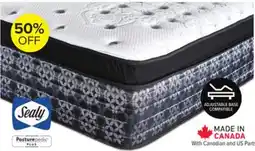 Leon's Sealy Posturepedic Plus Sterling Series - Milana Plush Euro Pillowtop Mattress Collection offer