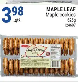 Rossy MAPLE LEAF Maple cookies offer