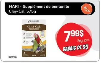 Tropicazoo Supplément de bentonite Clay-Cal HARI offer