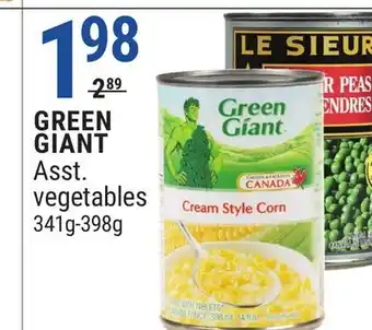 Rossy GREEN GIANT Asst. vegetables offer