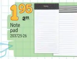 Rossy Note pad offer