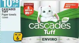 Rossy CASCADES TUFF Paper towels offer