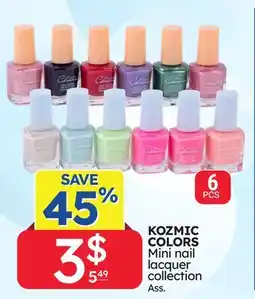 Rossy KOZMIC COLORS Mini nail lacquer collection Ass offer