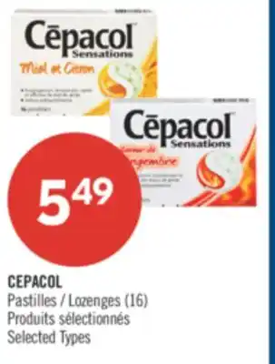 Pharmaprix CEPACOL Lozenges offer