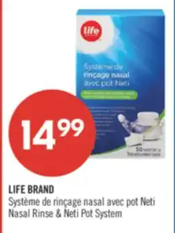 Pharmaprix LIFE BRAND Nasal Rinse & Neti Pot System offer