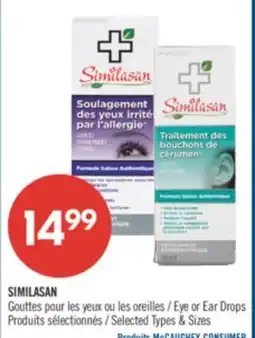 Pharmaprix SIMILASAN Eye or Ear Drops offer