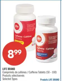 Pharmaprix LIFE BRAND Caffeine Tablets offer
