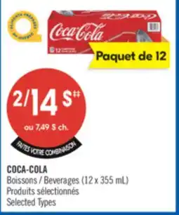 Pharmaprix COCA-COLA Beverages (12 x 355 mL) offer