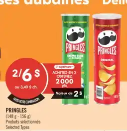 Pharmaprix PRINGLES offer