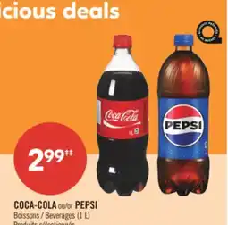 Pharmaprix COCA-COLA or PEPSI Beverages offer