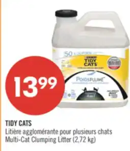 Pharmaprix TIDY CATS Multi-Cat Clumping Litter (2,72 kg) offer