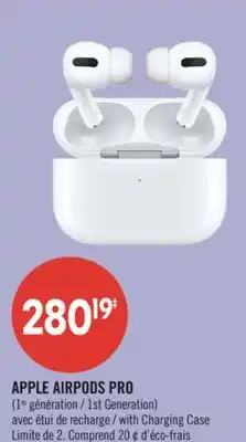 Pharmaprix APPLE AIRPODS PRO ( 1st Generation) with Charging Case offer