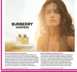 Pharmaprix Burberry Goddess Eau de Parfum Intense offer