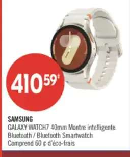 Pharmaprix SAMSUNG GALAXY WATCH7 40mm Bluetooth Smartwatch offer