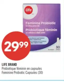 Pharmaprix LIFE BRAND Feminine Probiotic Capsules offer
