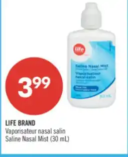 Pharmaprix LIFE BRAND Saline Nasal Mist offer