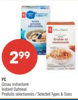 Pharmaprix PC Instant Oatmeal offer