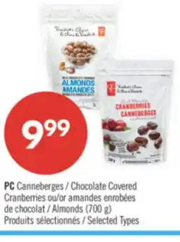 Pharmaprix PC Chocolate Covered Cranberries or Almonds offer