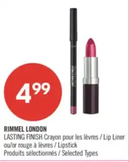 Pharmaprix RIMMEL LONDON LASTING FINISH Crayon Lip Liner Lipstick offer