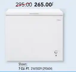 Réno Dépôt MIDEA 7 CU. FT. Chest Freezers offer