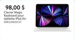 Walmart Clavier Magic Keyboard pour tablette iPad Air offer