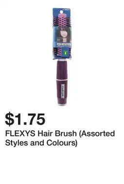 Dollarama FLEXYS Hair Brush (Assorted Styles and Colours) offer